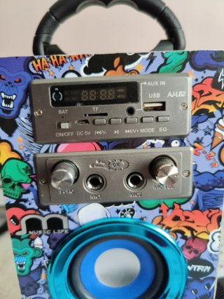 Altavoz Music Life AJ-L62 Karaoke + Micrófono