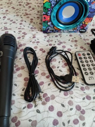 Altavoz Music Life AJ-L62 Karaoke + Micrófono
