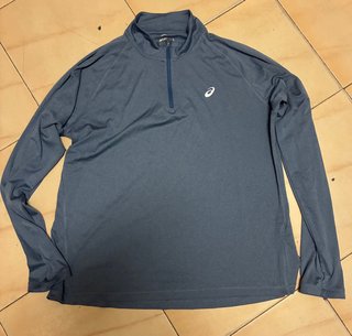 Sudadera Asics Media Cremallera Running Gris