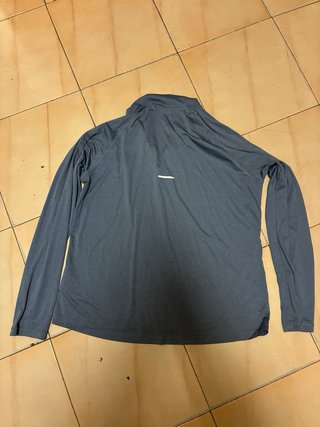 Sudadera Asics Media Cremallera Running Gris