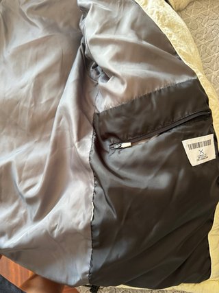 Plumífero Blanco Bershka