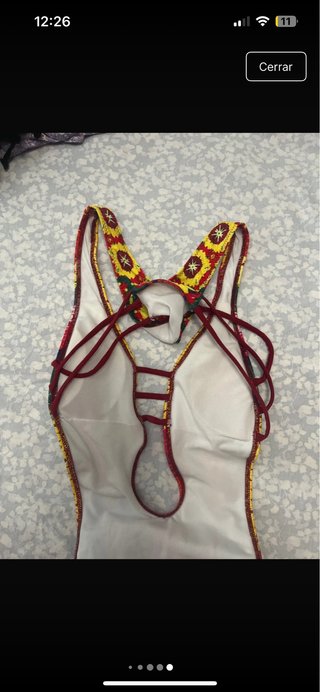 Trikini multicolor psicodélico