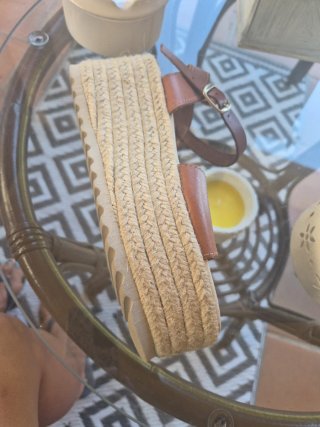 Sandalias cuña piel Etiem T37
