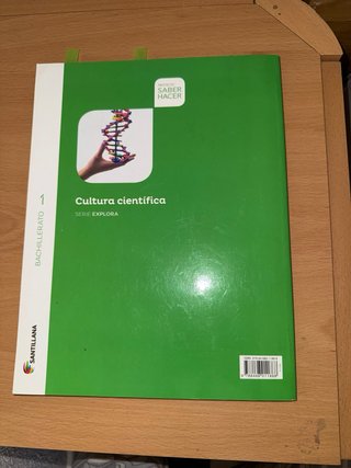 Cultura científica, 1 Bachillerato serie Descubre