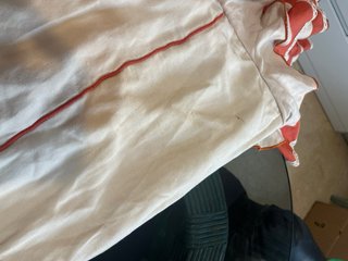 Traje Flamenca Beige y Coral