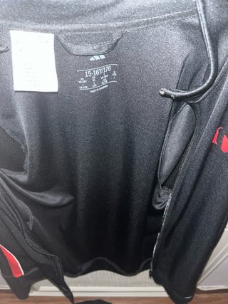 Chaqueta Adidas Messi Hombre Negra Roja