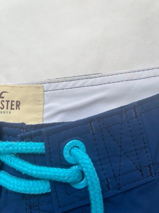 Hollister bañador surfero Talla S bolsillo trasero
