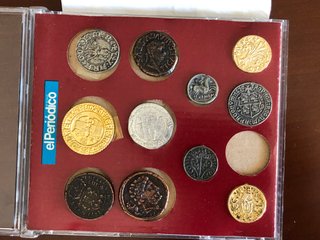 Estuche Monedas Históricas El Periódico