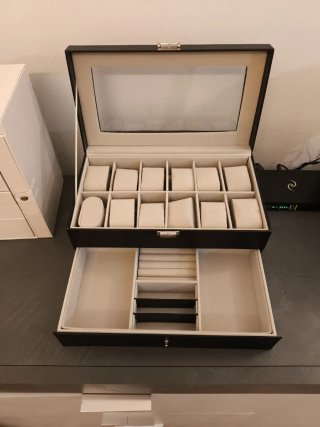 Scatola porta orologi e gioielli