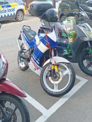 Honda NSR 80 Sportbike Azul/Blanco