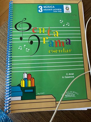Libro Música 3º Primaria Boileau
