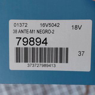 Zapatos de tacón negros talla 37