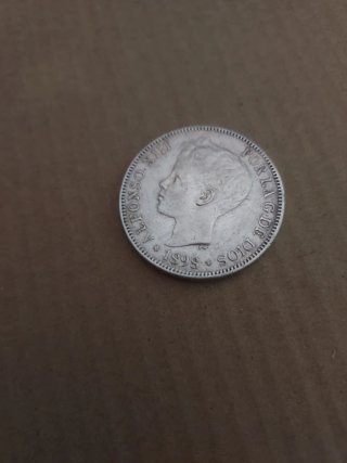 Moneda 5 pts Alfonso XIII 1898