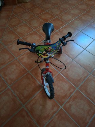 Bici infantil 14" con ruedines