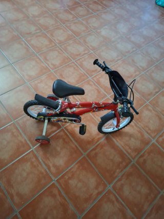 Bici infantil 14" con ruedines