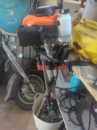 Motor Fueraborda OZEAM 2.5 HP 2T 52cc Oferta!!