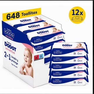 Dodot Sensitive Toallitas Húmedas - 648 Unidades