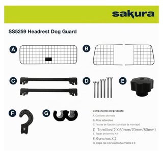 Sakura - Barra protectora para coches