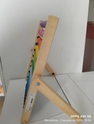 Juego de cuentas de madera para bebé