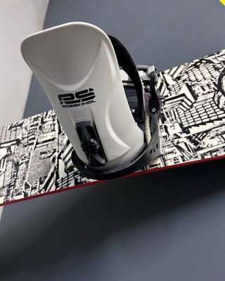 Tabla Snowboard con Fijaciones