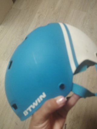 Casco B'Twin Teen 520 Blue. Talla M