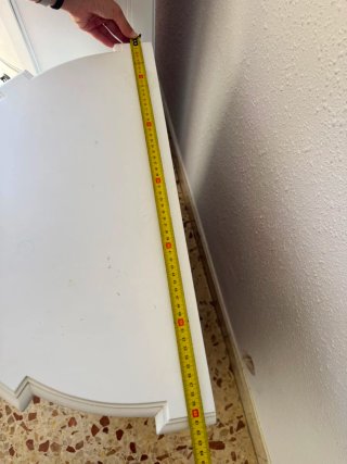 Cómodas blancas de madera (2 unidades)