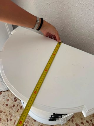 Cómodas blancas de madera (2 unidades)