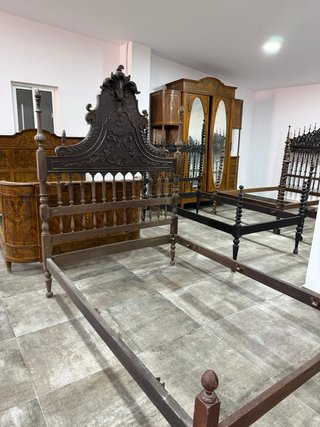 Cama Portuguesa Antigua Madera
