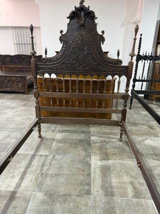 Cama Portuguesa Antigua Madera