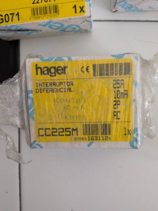 Rele Diferencial Hager