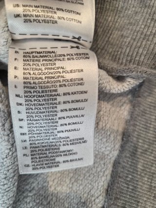 Sudadera Adidas Gris Talla L