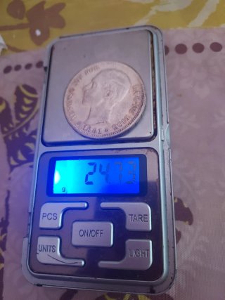 Moneda 5pts Alfonso XII 1881