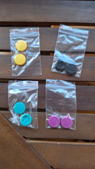 4 Pares Tapas Joystick Nintendo Switch Little