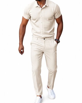 Conjunto de hombre beige
