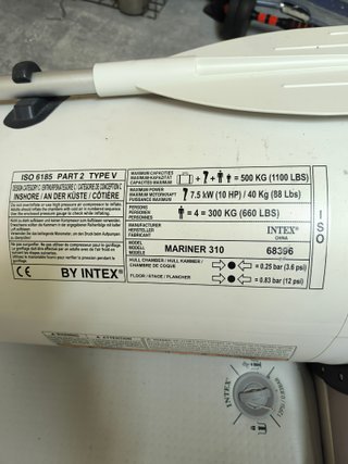 Lancha Neumatica Intex Mariner 310 tipo Zodiac