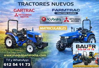 TRACTOR AGRÍCOLA NUEVO MATRICULABLE 30-50 CV 4X4