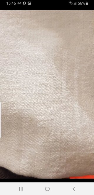 3 Asciugamani in Lino Bianco