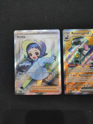 Carte Pokémon Verina e Revavroom EX