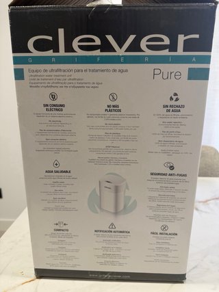 Equipo Osmosis Filtración Agua Clever Pure