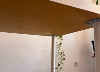 Mesa de escritorio Ikea blanca
