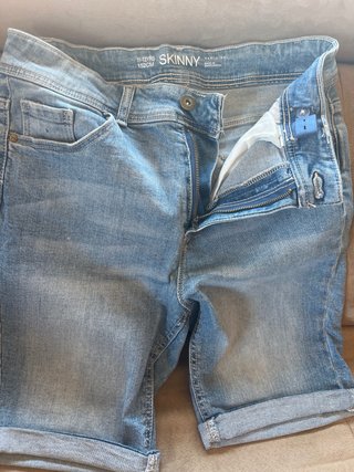 Pantalón corto vaquero chico 11-12 años