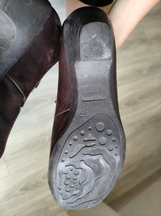 Yokono Zapatos de Piel Marrones