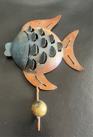 Colgadores de metal con diseño marinero