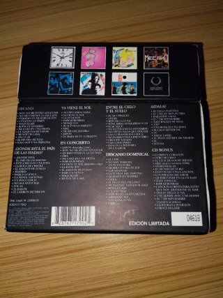 Mecano Obras Completas Caja 9 CDs. Limitada.