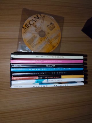 Mecano Obras Completas Caja 9 CDs. Limitada.