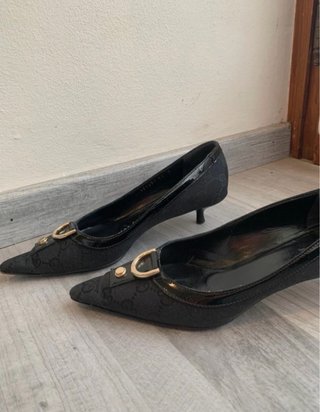 Zapatos Gucci Talla 35 Negros Vintage