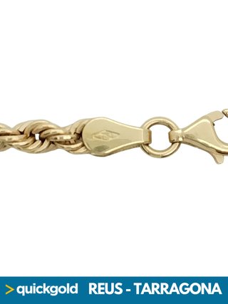 035-05-00986 PULSERA ORO 18K SALOMONICO 15.4CM