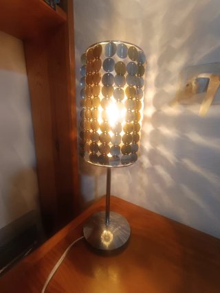 Lámpara de mesa retro vintage