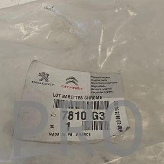 JUEGO MOLDURAS RADIADOR CITROEN C5 NUEVO 7810G3
