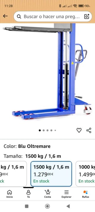 Carretilla elevadora Pallit 1500kg